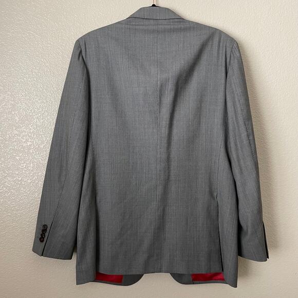 Suitsupply Blazer Men US 40 Gray Sienna Wool Reda Super 130s Sport Coat Jacket - Picture 8 of 14